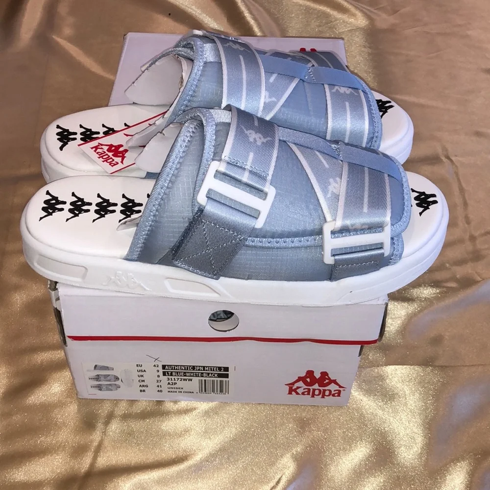 NWB KAPPA MINOR DAMAGE Unisex Slipper Sandal Slide Sz WOMEN 11 MEN 9_7